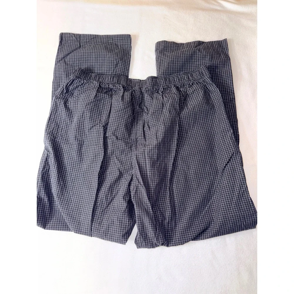 Polo Ralph Lauren Sleepwear Mens XL Black Excellent Windowpane Pajama Pants